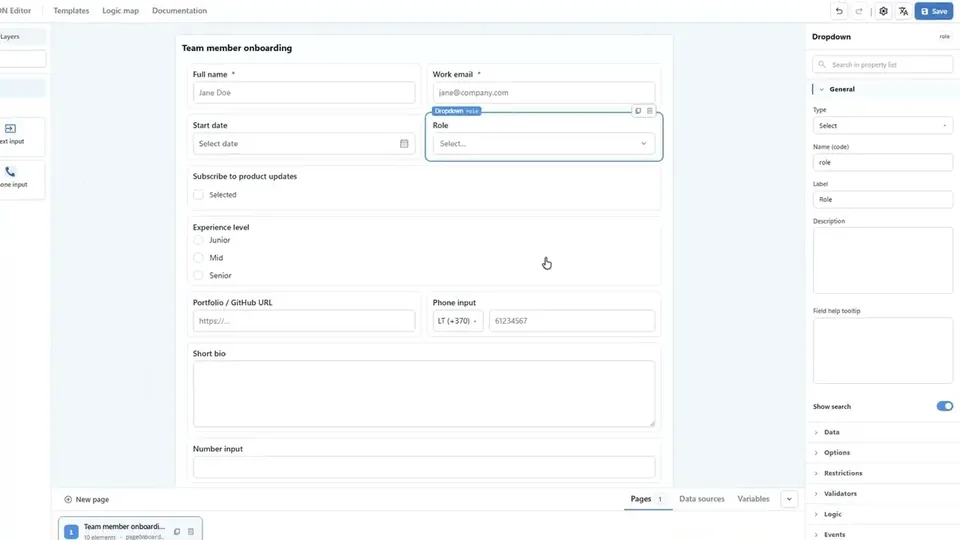 Video lesson 0: The builder workspace